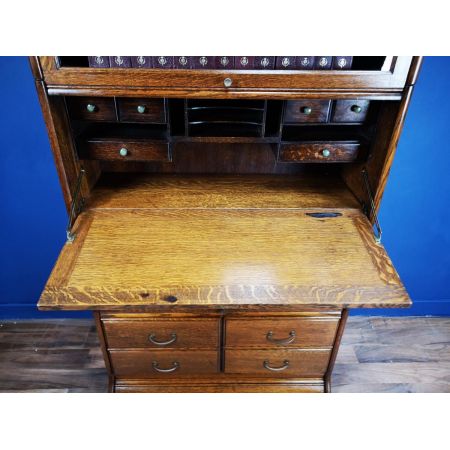 Antiker Eichen Bücherschrank im Globe Wernicke Stil