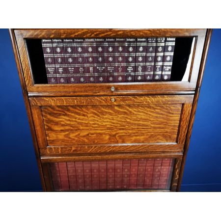 Antiker Eichen Bücherschrank im Globe Wernicke Stil