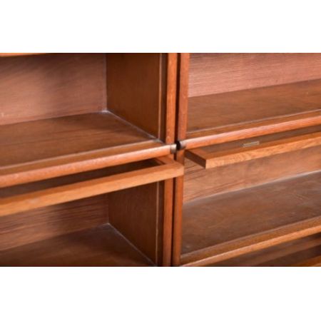 Set aus 3 Globe-Wernicke-Bücherschränken aus Eichenholz