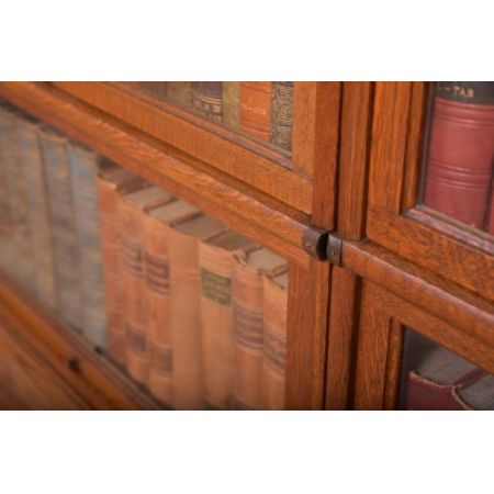 Set aus 3 Globe-Wernicke-Bücherschränken aus Eichenholz