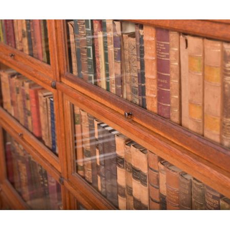 Set aus 3 Globe-Wernicke-Bücherschränken aus Eichenholz