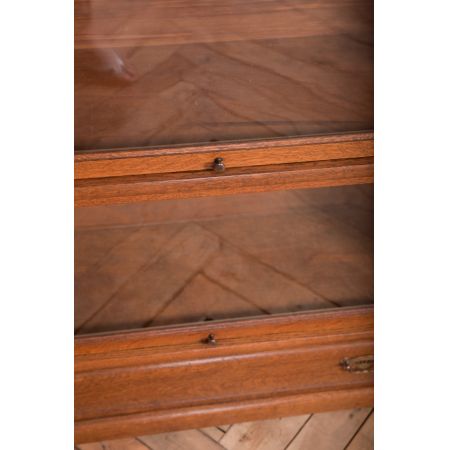 Set aus 3 Globe-Wernicke-Bücherschränken aus Eichenholz