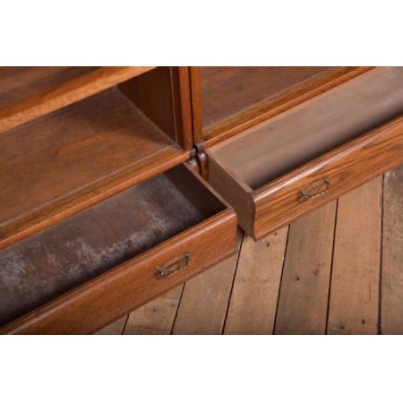 Set aus 3 Globe-Wernicke-Bücherschränken aus Eichenholz