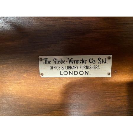 Antikes Paar Globe Wernicke Bücherschränke aus Eichenholz