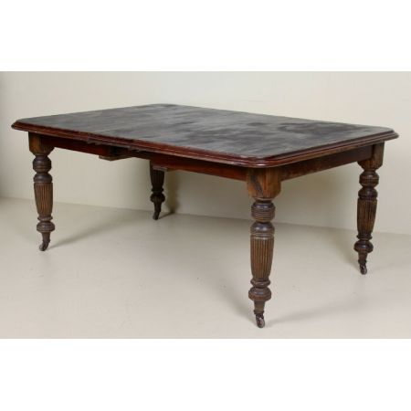 antiker Esstisch aus Mahagoni Massivholz 1860