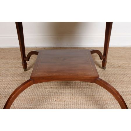 antiker, achteckiger Esstisch Mahagoni Ebenholz Massivholz 1880