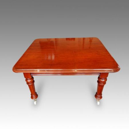 Ausziehbarer viktorianischer Esstisch aus Mahagoni, antik, ca. 1870