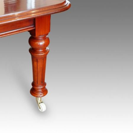 Ausziehbarer viktorianischer Esstisch aus Mahagoni, antik, ca. 1870