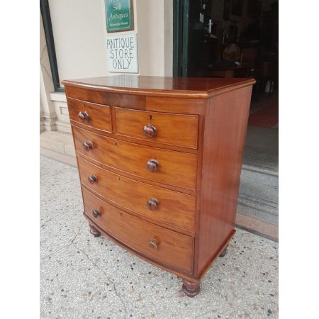 antike, viktorianische Kommode aus Mahagoni Massivholz 1880