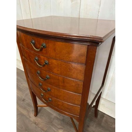 antiker, edwardianischer Musikschrank Mahagoni Massivholz Schubladenfronten abklappbar