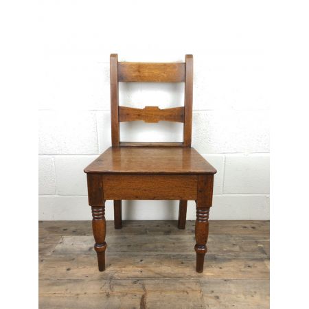 Set aus sechs antiken Barhockerstühlen aus walisischer Eiche 