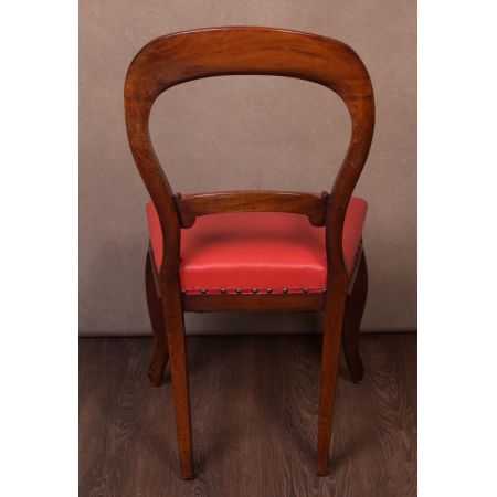 Hochwertiges viktorianisches Set mit sechs Esszimmerstühlen aus Mahagoni