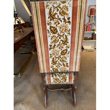 Antikes Set aus sechs Stühlen mit hoher Rückenlehne