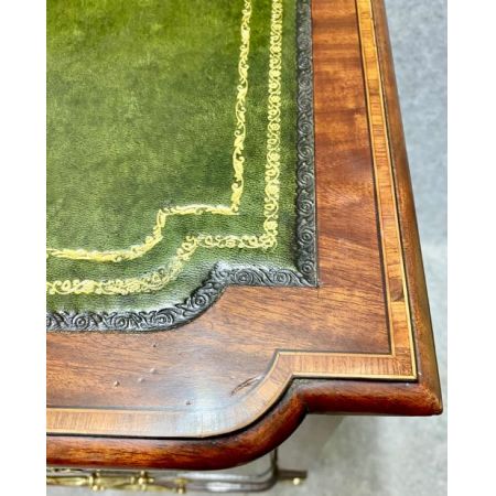 antiker, edwardianischer Schreibtisch aus Mahagoni Massivholz 1900