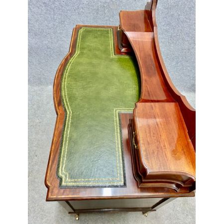 antiker, edwardianischer Schreibtisch aus Mahagoni Massivholz 1900