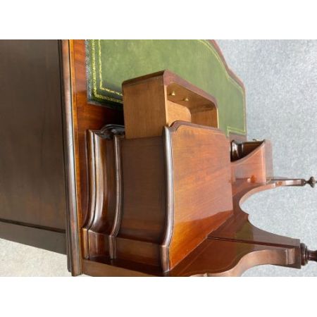 antiker, edwardianischer Schreibtisch aus Mahagoni Massivholz 1900