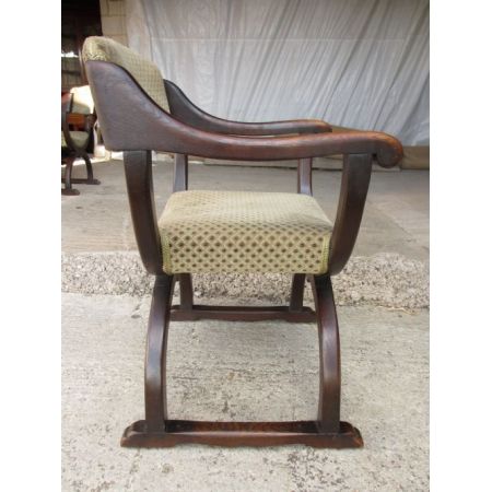 Antikes Set aus sechs Eichen-Esszimmerstühlen aus dem späten 19. Jahrhundert