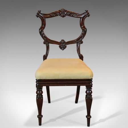 Set mit sechs antiken Stühlen, Palisander, William IV