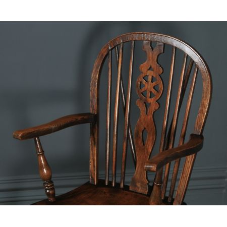 Antikes englisches Set mit 10 Windsor Rückenlehnen Stühlen, ca. 1900 