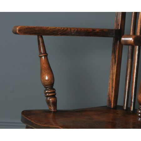 Antikes englisches Set mit 10 Windsor Rückenlehnen Stühlen, ca. 1900 