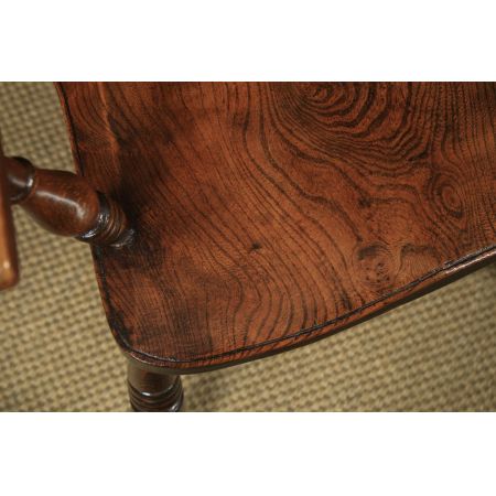 Antikes englisches Set mit 10 Windsor Rückenlehnen Stühlen, ca. 1900 