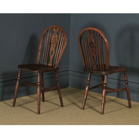 Antikes englisches Set mit 10 Windsor Rückenlehnen Stühlen, ca. 1900 