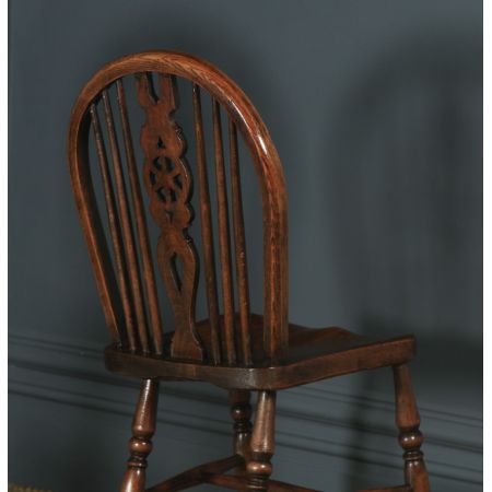 Antikes englisches Set mit 10 Windsor Rückenlehnen Stühlen, ca. 1900 