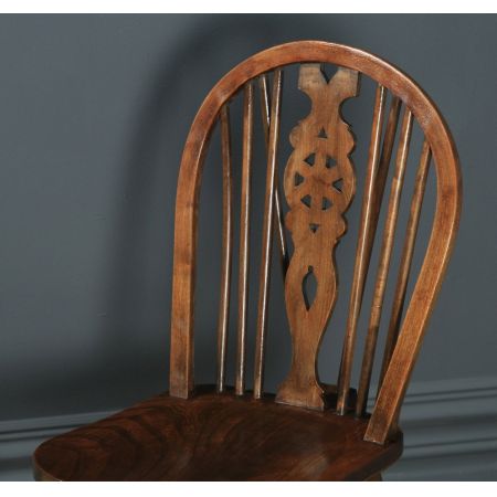 Antikes englisches Set mit 10 Windsor Rückenlehnen Stühlen, ca. 1900 