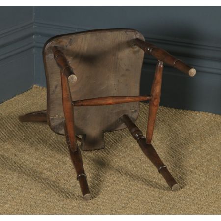 Antikes englisches Set mit 10 Windsor Rückenlehnen Stühlen, ca. 1900 