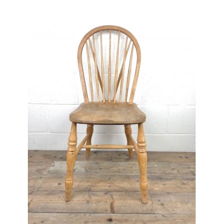 Set mit vier Bauernstühlen aus Buche und Ulme aus dem frühen 20. Jahrhundert, antik