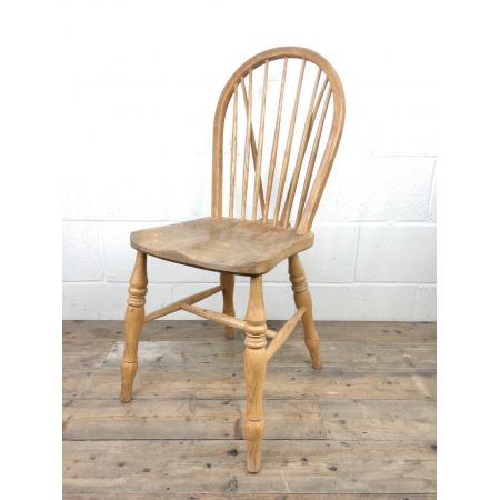 Set mit vier Bauernstühlen aus Buche und Ulme aus dem frühen 20. Jahrhundert, antik
