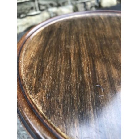 Antiker Wein Tisch aus Mahagoni, ca. 1900