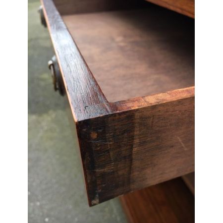 Antiker Nachttisch aus Mahagoni, ca. 1900