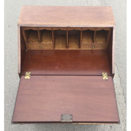 Antikes, kleines Inlaid Schreibbüro aus Mahagoni, ca. 1900