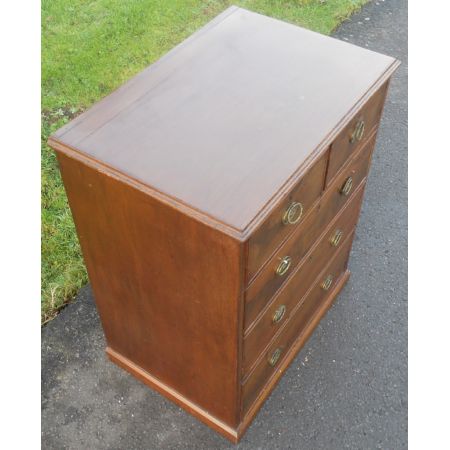 Antike georgische Kommode aus Mahagoni 