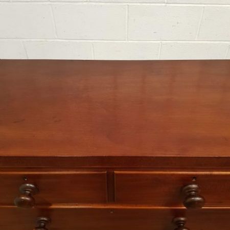 Antike viktorianische Kommode aus Mahagoni um 1880