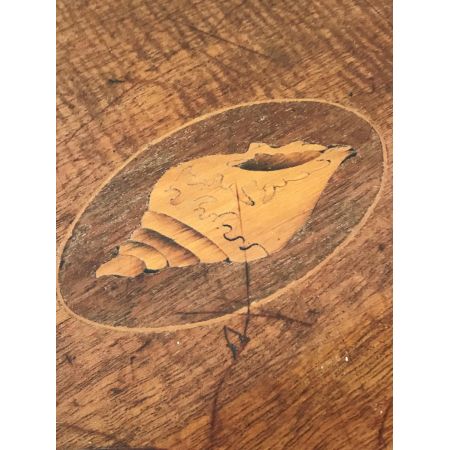 Antiker Sheraton-Revival Kneehole-Schreibtisch