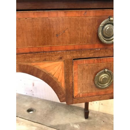 Antiker Sheraton-Revival Kneehole-Schreibtisch