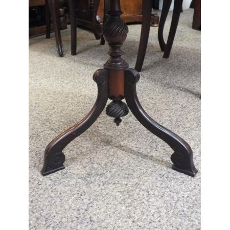 Antiker edwardianischer Wein-Tisch aus Mahagoni