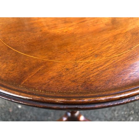 Antiker edwardianischer Inaly-Stativ Weintisch aus Mahagoni