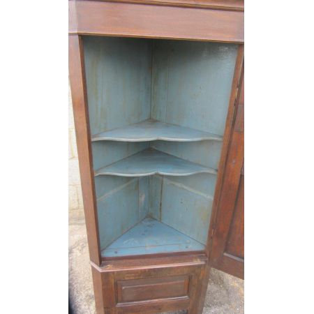 Antiker Eckschrank aus Eiche