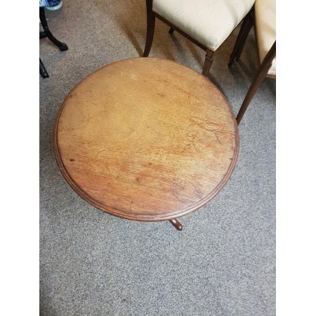 antiker Weintisch aus Mahagoni Massivholz 19. Jahrhundert