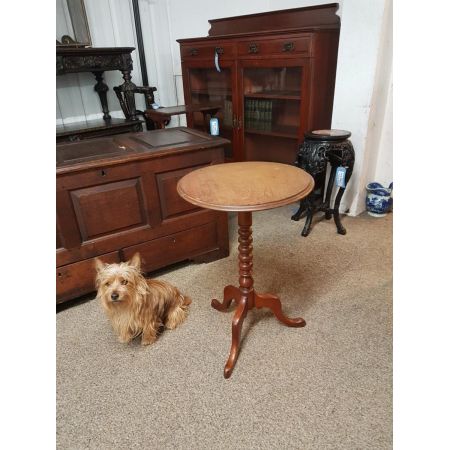 antiker Weintisch aus Mahagoni Massivholz 19. Jahrhundert