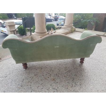 antikes Sofa aus Mahagoni Massivholz 1860