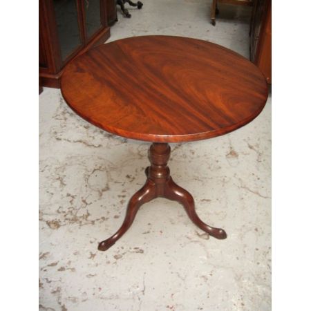 antiker Beistelltisch aus Mahagoni Massivholz georgianisch