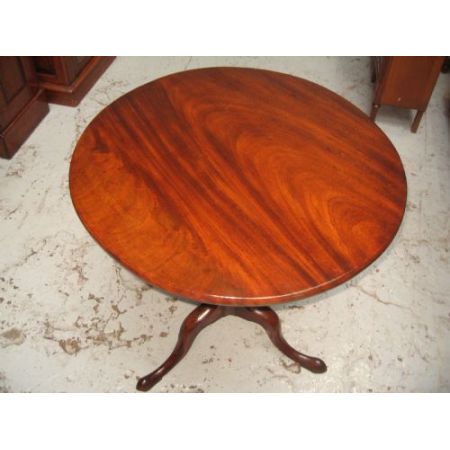 antiker Beistelltisch aus Mahagoni Massivholz georgianisch