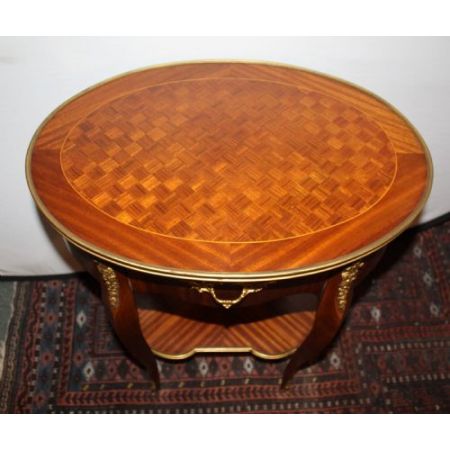 antiker Beistelltisch aus Mahagoni Massivholz 1910