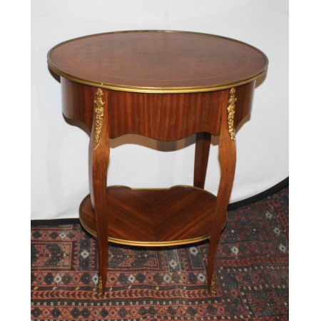 antiker Beistelltisch aus Mahagoni Massivholz 1910