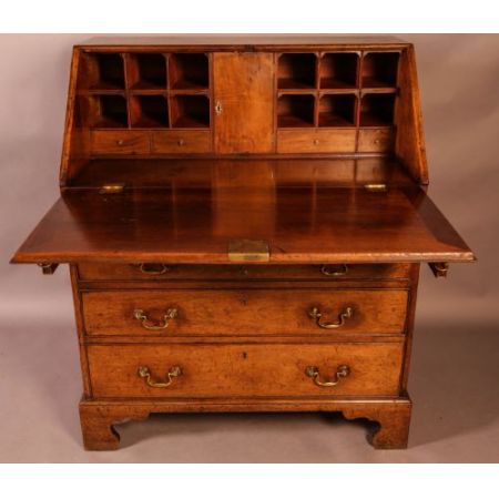 Antiker georgianischer Sekretär aus Walnussholz