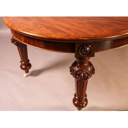 Antiker, viktorianischer Esstisch aus Mahagoni für bis zu 10 Personen
